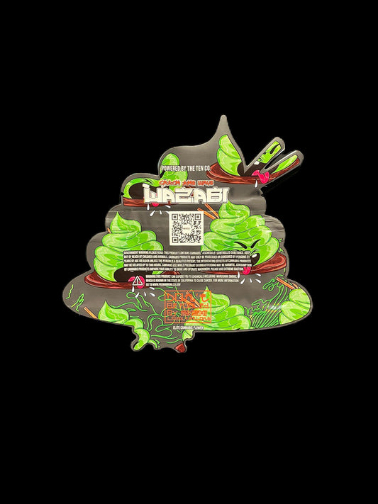 The Ten Co 3.5g Bags WAZABI empty