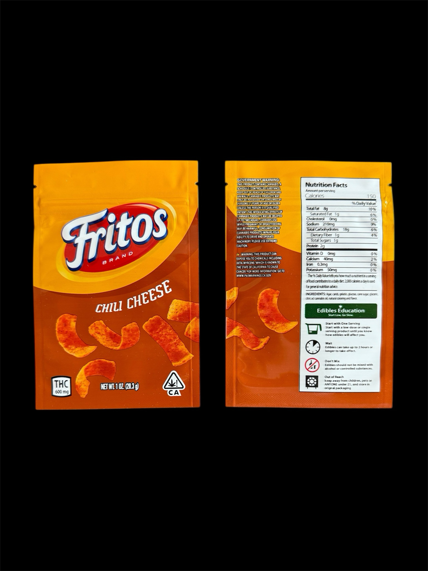 EDIBLE Bags FRITOS CHILI CHEESE leer