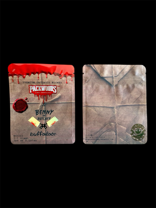 PACKWOODS BENNY THE BUTCHER Calibags 3.5g Bags leer
