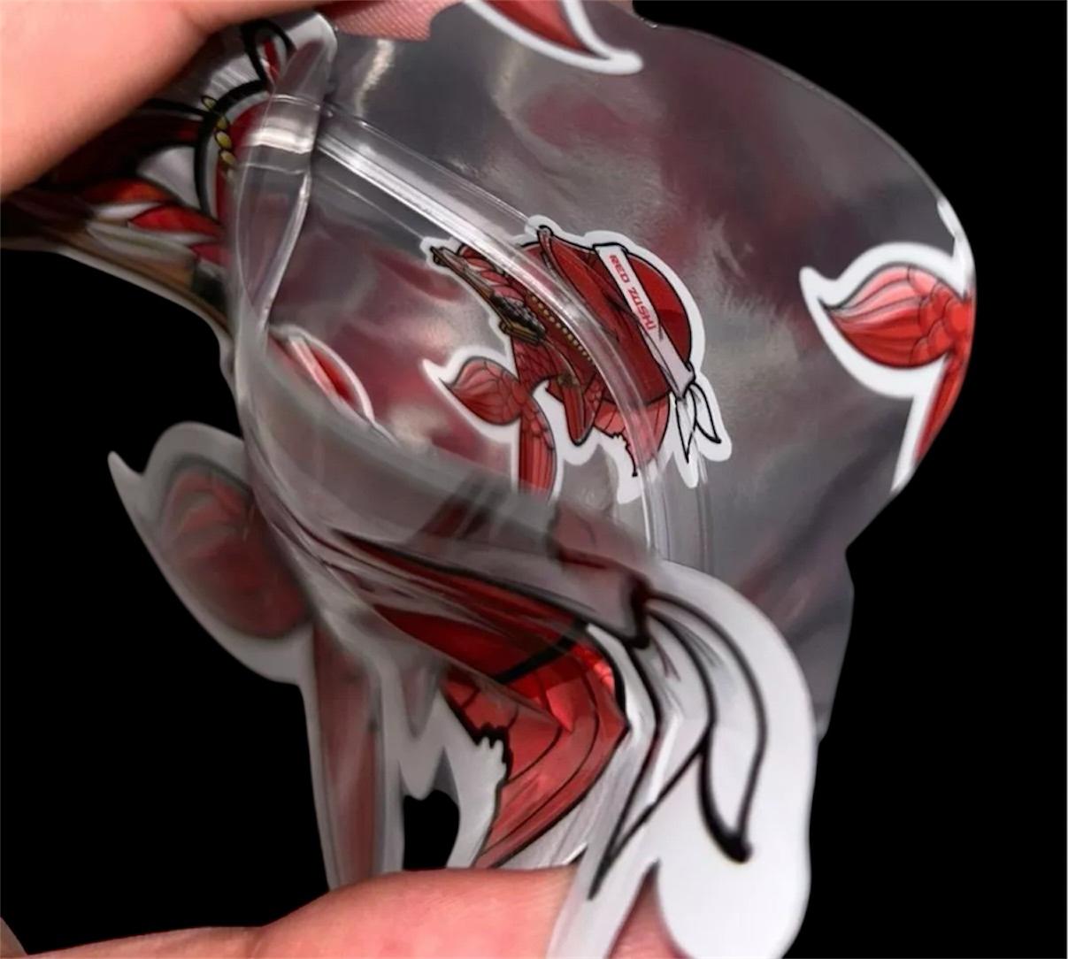 ZUSHIPACKS 3.5g Cali Bags RED ZUSHI leer