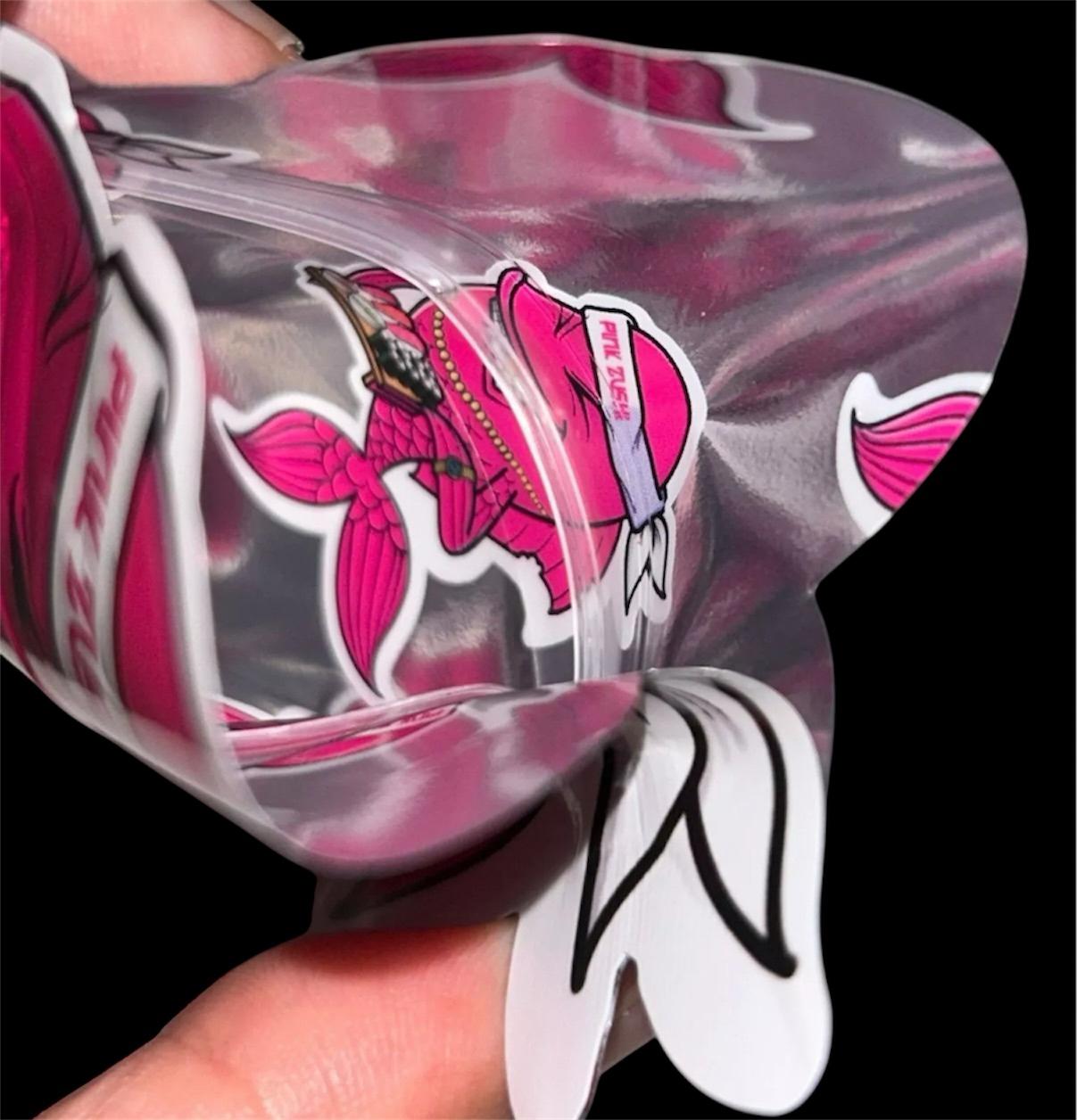 ZUSHIPACKS 3.5g Cali Bags PINK ZUSHI leer