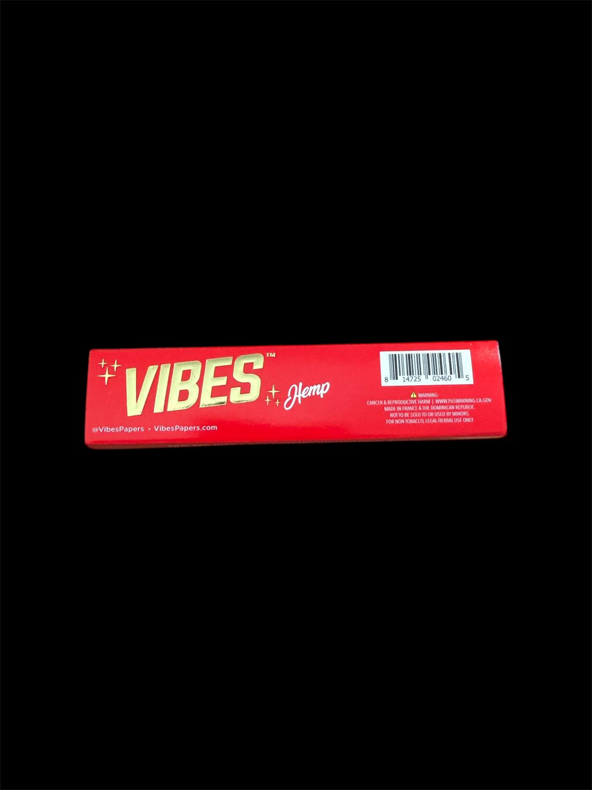 VIBES LONGPAPERS KING SIZE SLIM WITH TIPS PAPERS