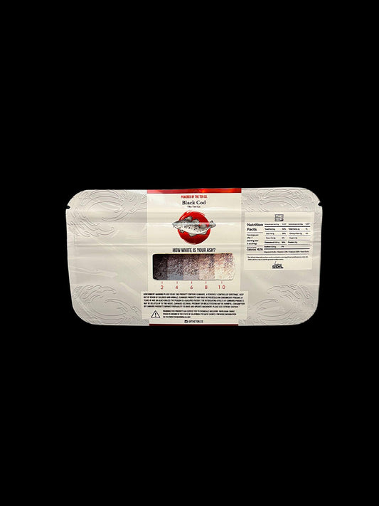 The Ten Co 3.5g Bags BLACK COD empty