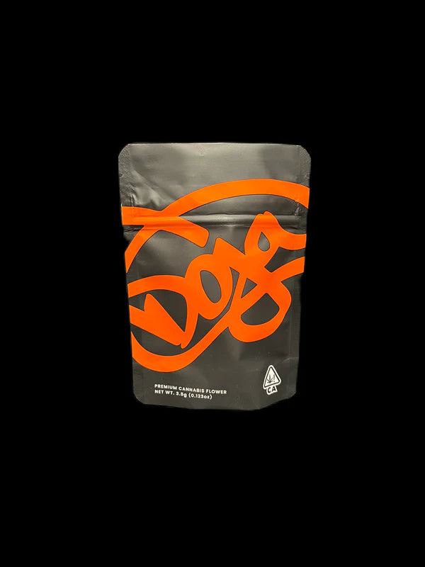 DOJA 3.5g Bags ORANGE empty