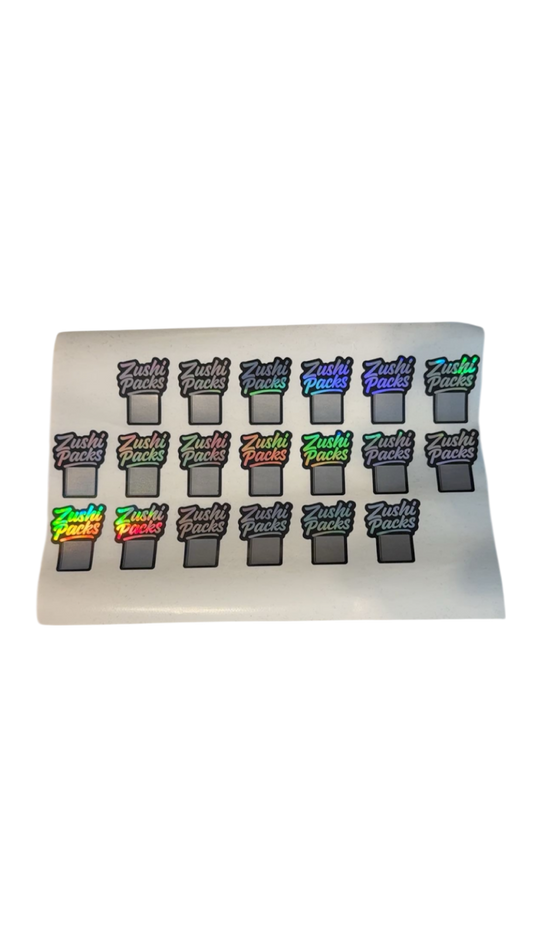 ZUSHIPACKS Approved Glas Filter Holo Sticker