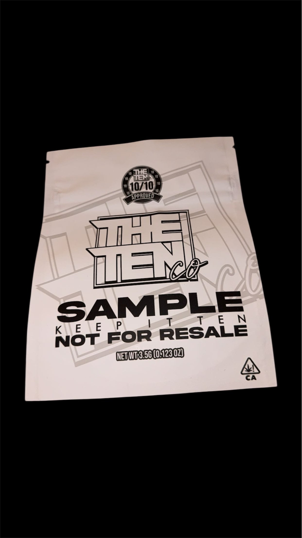 The Ten Co 3.5g Bags SAMPLE leer