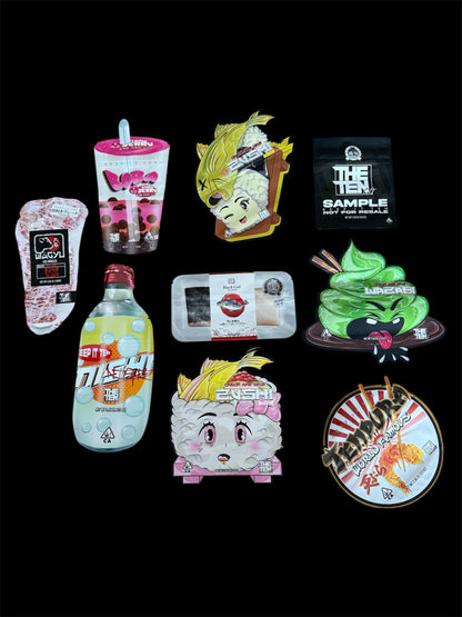 The Ten Co 3.5g Cali Bags MIX BUNDLE leer