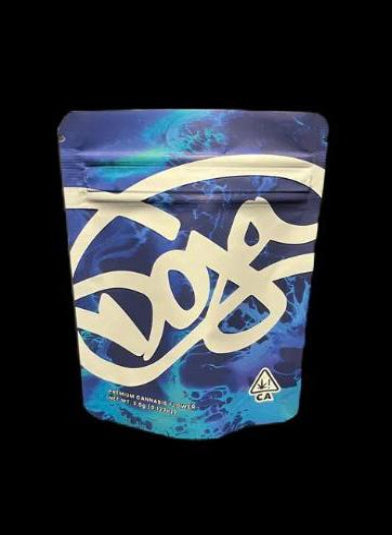DOJA 3.5g Bags POLAR BLUE empty