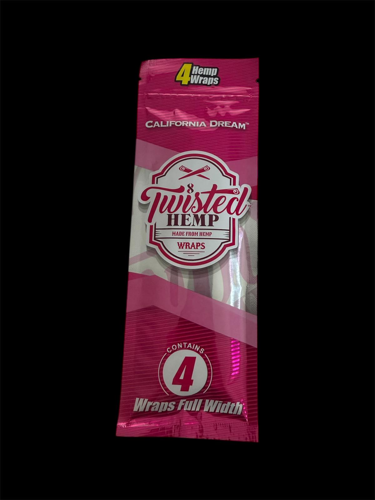 TWISTED HEMP WRAPS LONGPAPERS CALIFORNIA DREAM