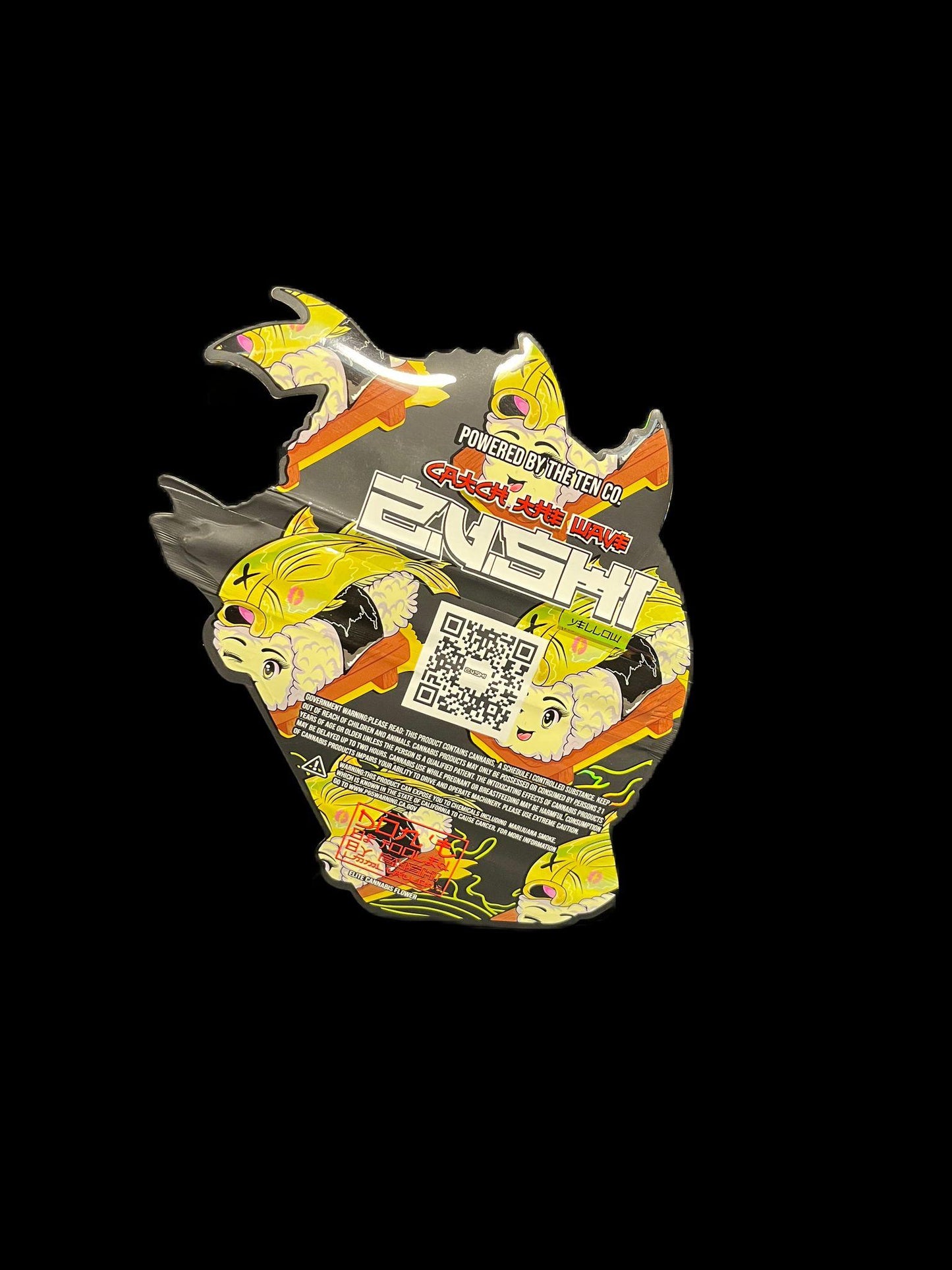 Les sachets Ten Co 3,5 g JAUNES vides