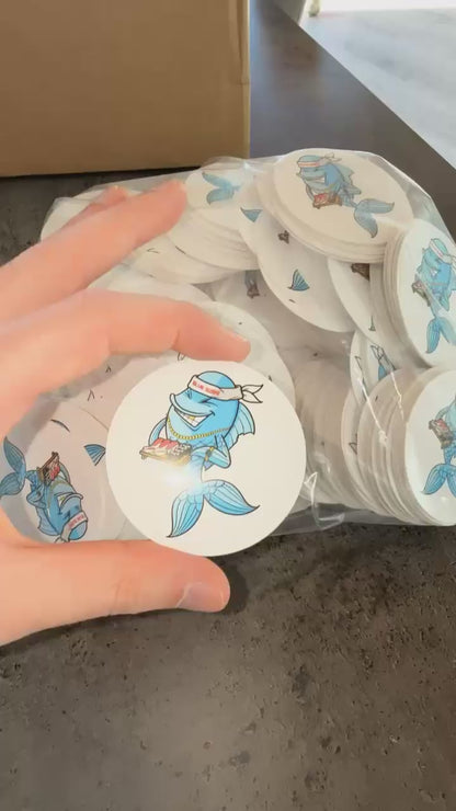 ZUSHIPACKS Sticker BLUE ZUSHI